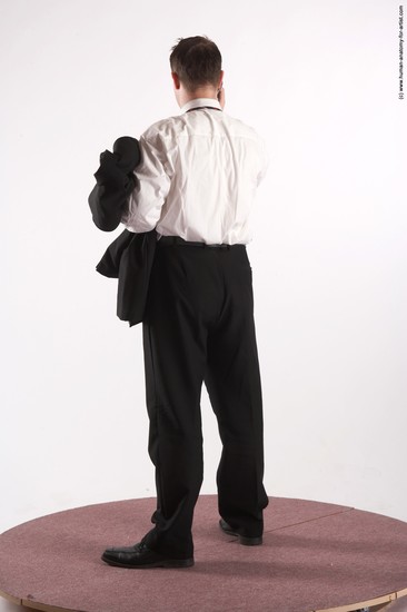 Business Holding Man White Standing poses - ALL Average Short Grey Standing poses - simple Academic