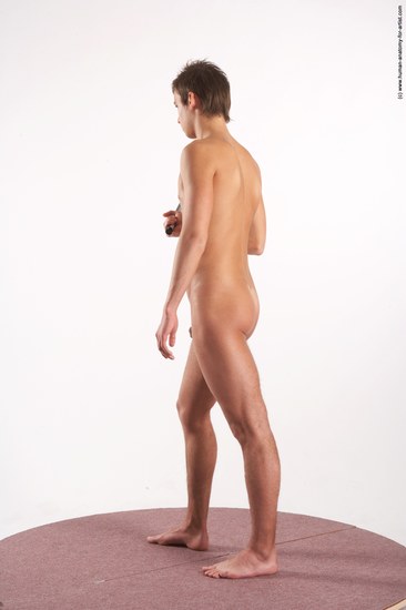 Nude Holding Man White Standing poses - ALL Slim Short Brown Standing poses - simple Realistic