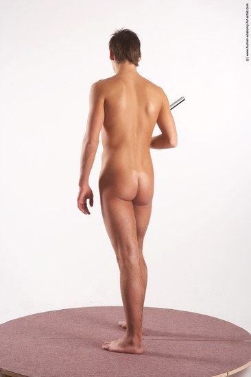 Nude Holding Man White Standing poses - ALL Slim Short Brown Standing poses - simple Realistic