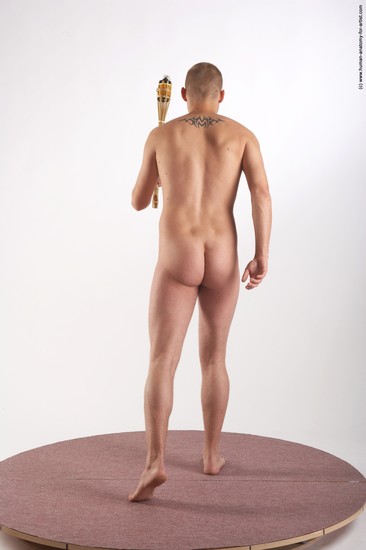 Nude Holding Man White Standing poses - ALL Average Bald Standing poses - simple Realistic