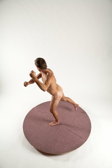 Nude Man White Standing poses - ALL Athletic Short Brown Standing poses - simple Multi angles poses Realistic