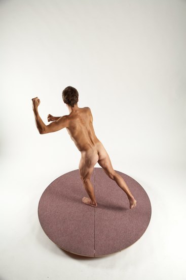 Nude Man White Standing poses - ALL Athletic Short Brown Standing poses - simple Multi angles poses Realistic