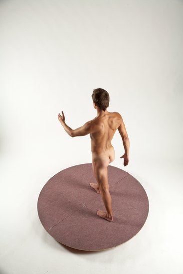 Nude Man White Standing poses - ALL Athletic Short Brown Standing poses - simple Multi angles poses Realistic