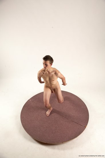 Nude Man White Standing poses - ALL Slim Short Brown Standing poses - simple Multi angles poses Realistic