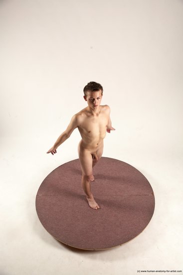 Nude Man White Standing poses - ALL Slim Short Brown Standing poses - simple Multi angles poses Realistic