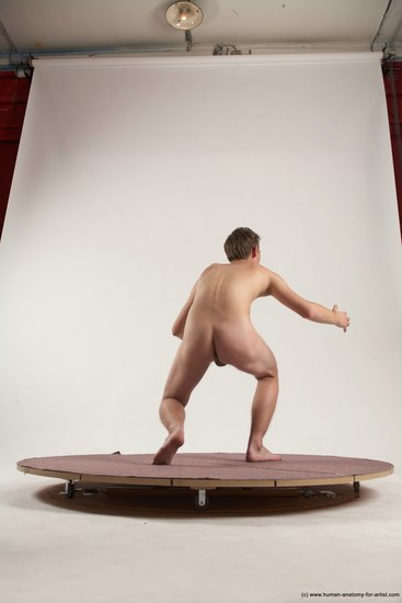 Nude Man White Standing poses - ALL Slim Short Brown Standing poses - simple Multi angles poses Realistic