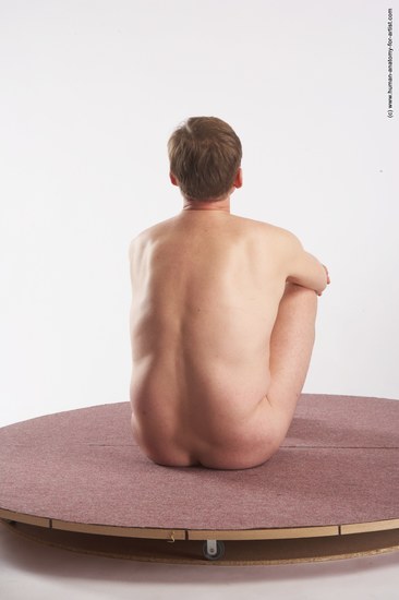 Nude Man White Sitting poses - simple Slim Short Grey Sitting poses - ALL Realistic