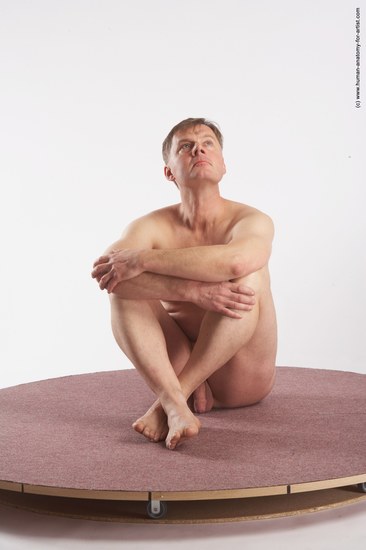 Nude Man White Sitting poses - simple Slim Short Grey Sitting poses - ALL Realistic