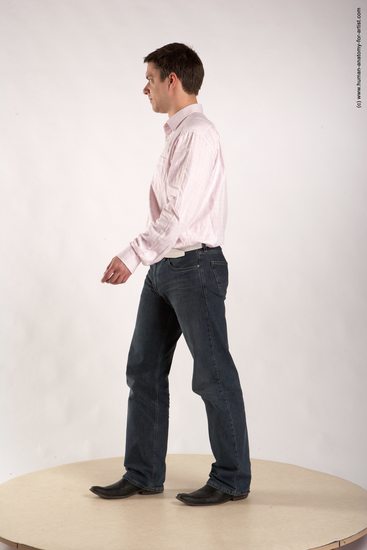 Casual Man White Standing poses - ALL Average Short Brown Standing poses - simple Academic