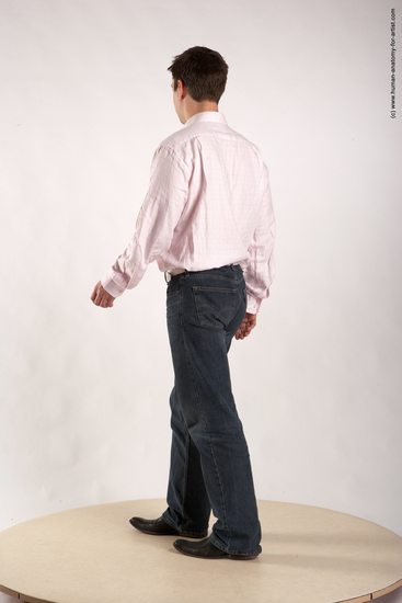 Casual Man White Standing poses - ALL Average Short Brown Standing poses - simple Academic