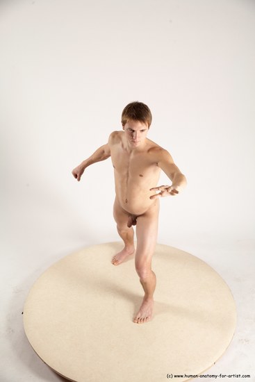 Nude Man White Standing poses - ALL Athletic Short Brown Standing poses - simple Multi angles poses Realistic