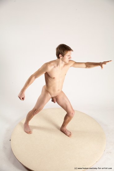 Nude Man White Standing poses - ALL Athletic Short Brown Standing poses - simple Multi angles poses Realistic