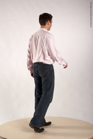 Casual Man White Standing poses - ALL Average Short Brown Standing poses - simple Academic