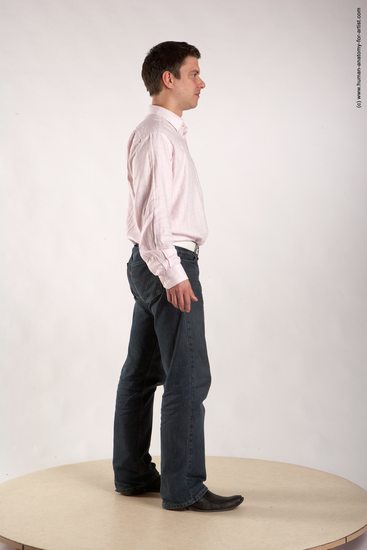 Casual Man White Standing poses - ALL Average Short Brown Standing poses - simple Academic