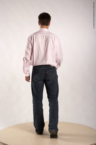 Casual Man White Standing poses - ALL Average Short Brown Standing poses - simple Academic