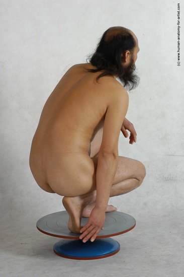 Nude Man Asian Standing poses - ALL Slim Bald Black Standing poses - simple Realistic