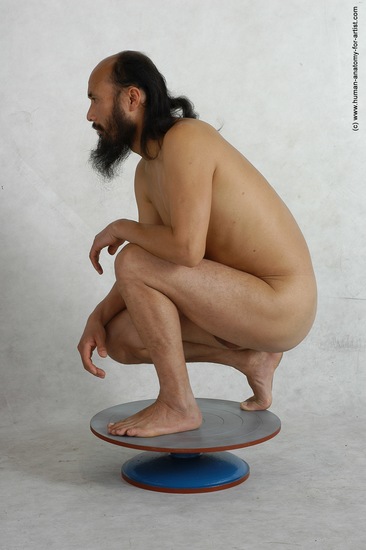 Nude Man Asian Standing poses - ALL Slim Bald Black Standing poses - simple Realistic