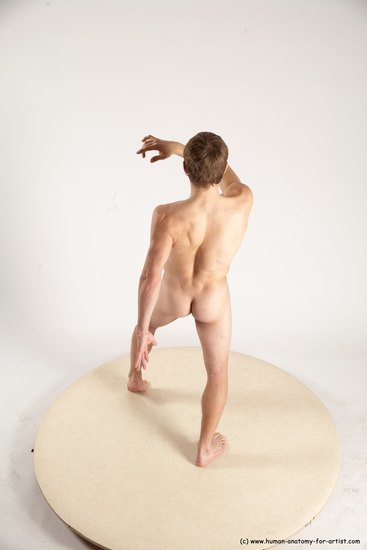 Nude Man White Standing poses - ALL Athletic Short Brown Standing poses - simple Multi angles poses Realistic