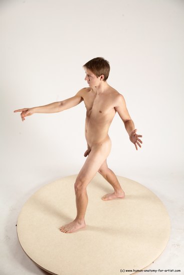 Nude Man White Standing poses - ALL Athletic Short Brown Standing poses - simple Multi angles poses Realistic