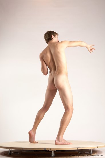 Nude Man White Standing poses - ALL Athletic Short Brown Standing poses - simple Multi angles poses Realistic