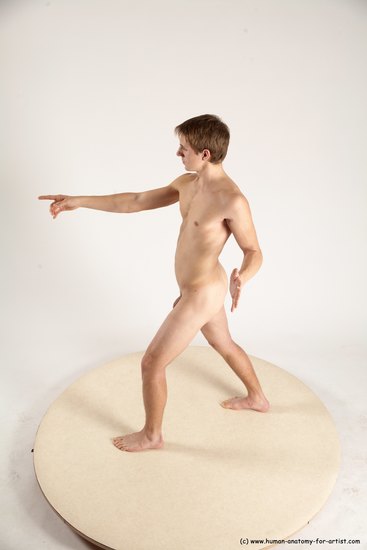 Nude Man White Standing poses - ALL Athletic Short Brown Standing poses - simple Multi angles poses Realistic