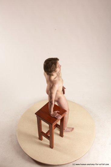 Nude Man White Standing poses - ALL Slim Short Brown Standing poses - simple Multi angles poses Realistic