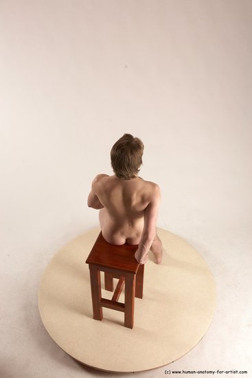 Nude Man White Standing poses - ALL Slim Short Brown Standing poses - simple Multi angles poses Realistic