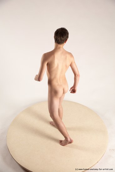 Nude Man White Standing poses - ALL Slim Short Brown Standing poses - simple Multi angles poses Realistic