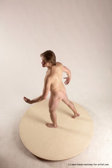 Nude Man White Standing poses - ALL Slim Short Brown Standing poses - simple Multi angles poses Realistic