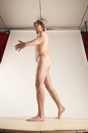 Nude Man White Standing poses - ALL Slim Short Brown Standing poses - simple Multi angles poses Realistic