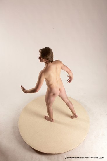 Nude Man White Standing poses - ALL Slim Short Brown Standing poses - simple Multi angles poses Realistic