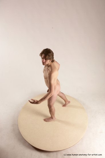 Nude Man White Standing poses - ALL Slim Short Brown Standing poses - simple Multi angles poses Realistic