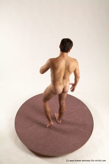 Nude Man White Standing poses - ALL Slim Short Brown Standing poses - simple Multi angles poses Realistic