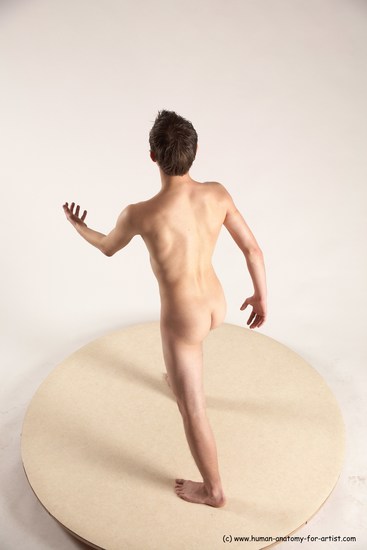 Nude Man White Standing poses - ALL Athletic Short Brown Standing poses - simple Multi angles poses Realistic