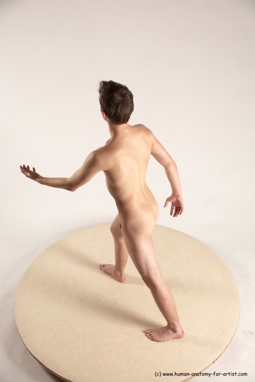 Nude Man White Standing poses - ALL Athletic Short Brown Standing poses - simple Multi angles poses Realistic