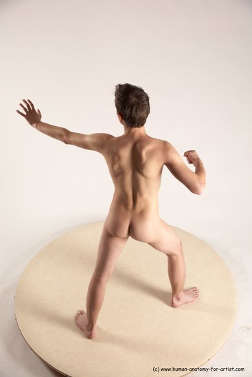 Nude Man White Standing poses - ALL Athletic Short Brown Standing poses - simple Multi angles poses Realistic