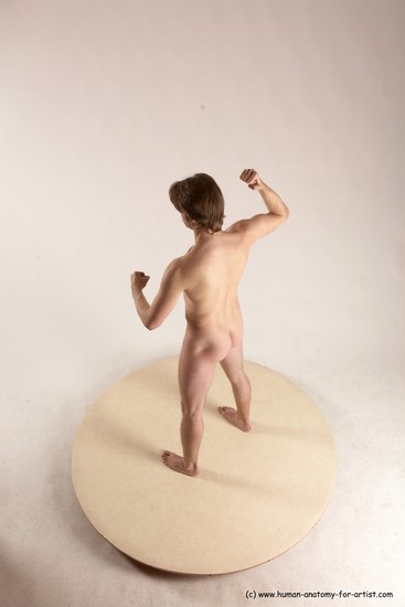 Nude Man White Standing poses - ALL Slim Short Brown Standing poses - simple Multi angles poses Realistic