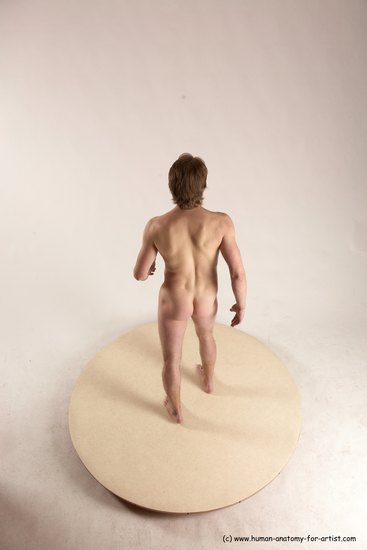 Nude Man White Standing poses - ALL Slim Short Brown Standing poses - simple Multi angles poses Realistic