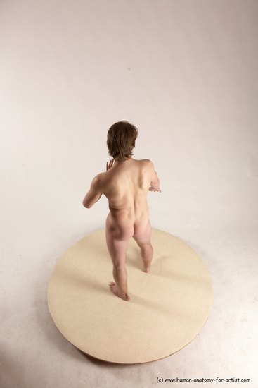 Nude Man White Standing poses - ALL Slim Short Brown Standing poses - simple Multi angles poses Realistic