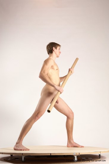 Nude Man White Standing poses - ALL Athletic Short Brown Standing poses - simple Multi angles poses Realistic