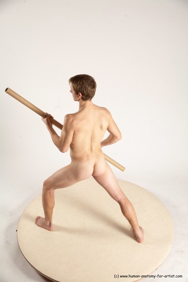 Nude Man White Standing poses - ALL Athletic Short Brown Standing poses - simple Multi angles poses Realistic