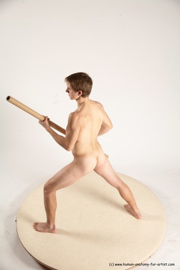 Nude Man White Standing poses - ALL Athletic Short Brown Standing poses - simple Multi angles poses Realistic