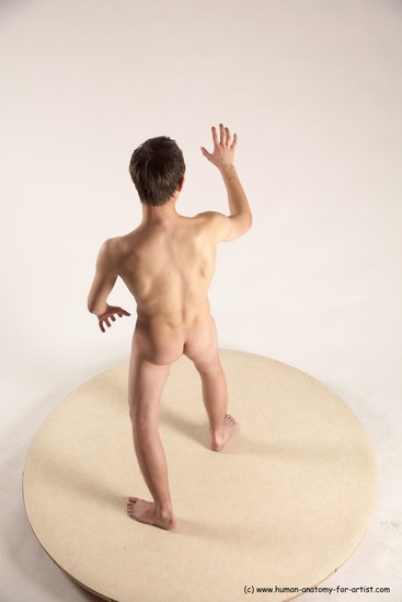 Nude Man White Standing poses - ALL Slim Short Brown Standing poses - simple Multi angles poses Realistic