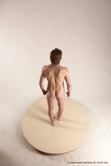 Nude Man White Standing poses - ALL Slim Short Brown Standing poses - simple Multi angles poses Realistic