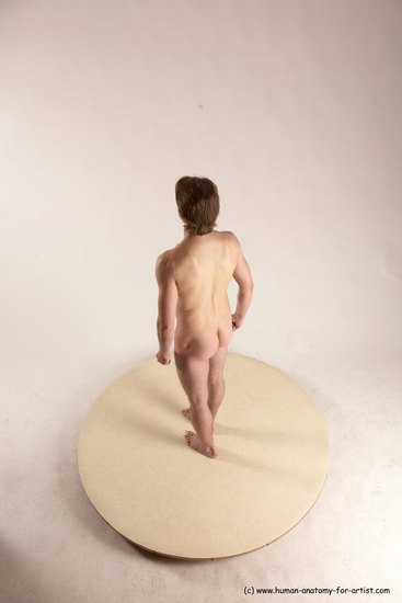 Nude Man White Standing poses - ALL Slim Short Brown Standing poses - simple Multi angles poses Realistic