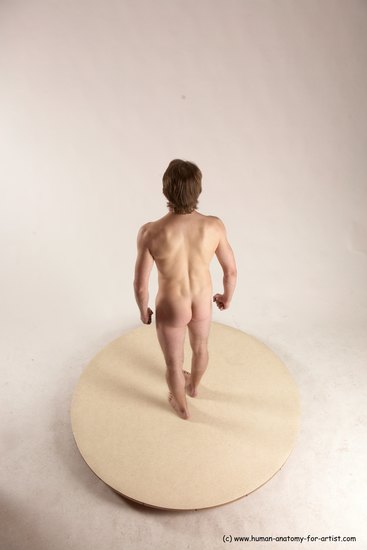 Nude Man White Standing poses - ALL Slim Short Brown Standing poses - simple Multi angles poses Realistic