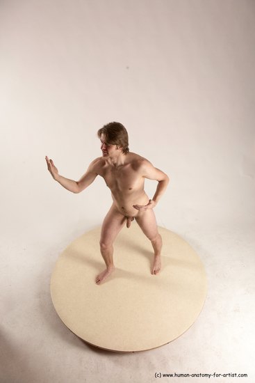 Nude Man White Standing poses - ALL Slim Short Brown Standing poses - simple Multi angles poses Realistic