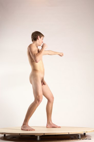 Nude Man White Standing poses - ALL Athletic Short Brown Standing poses - simple Multi angles poses Realistic