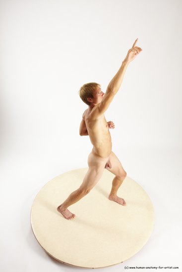 Nude Man White Standing poses - ALL Athletic Short Brown Standing poses - simple Multi angles poses Realistic