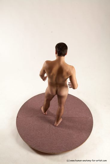 Nude Man White Standing poses - ALL Slim Short Brown Standing poses - simple Multi angles poses Realistic